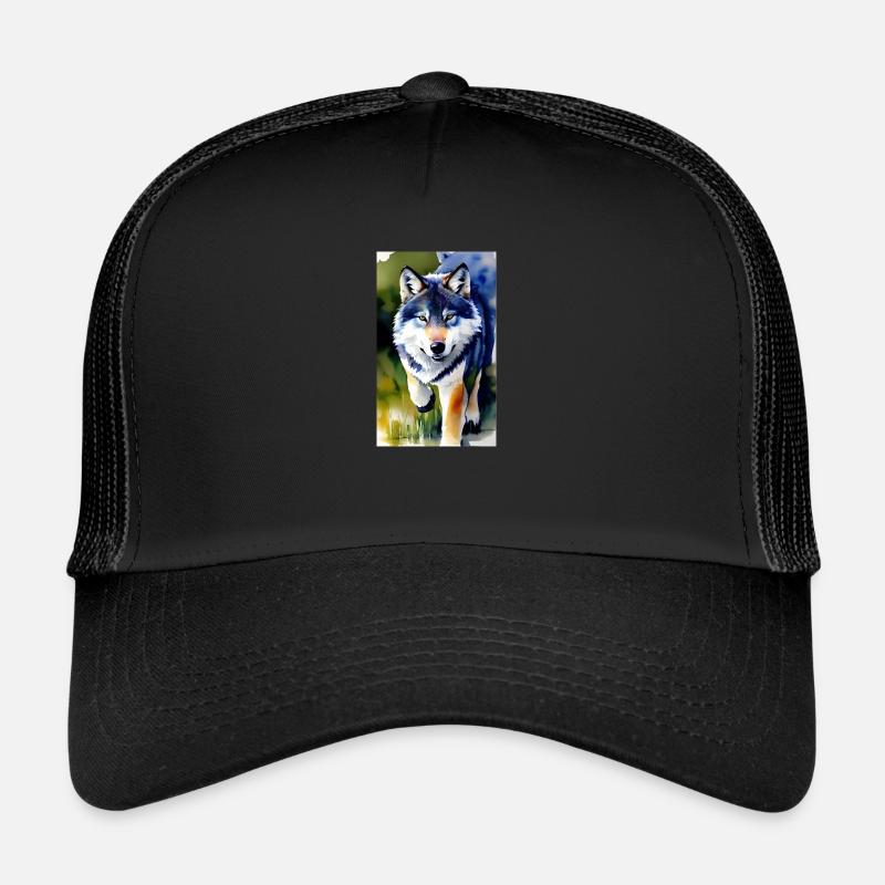 Wolf | Predator | Dog | Mystical Trucker Cap