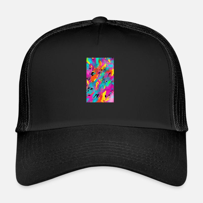 Lignes | Lignes ondulées | Symboles | Modèle Casquette trucker 