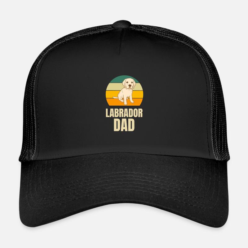 Rétro Labrador Papa Casquette trucker 