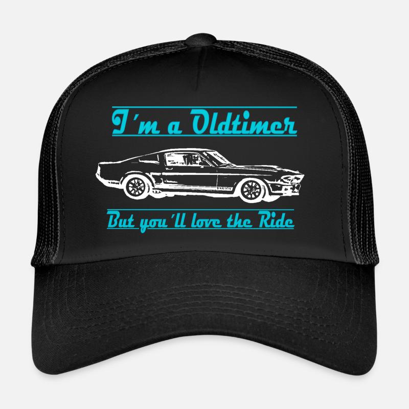 blanc oldtimer Casquette trucker 