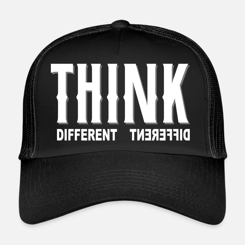 Think different - Trucker Cap - black/black