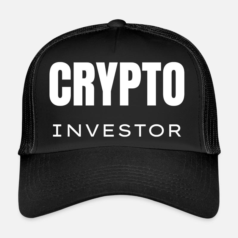 Crypto Investor - Trucker Cap - Schwarz/Schwarz