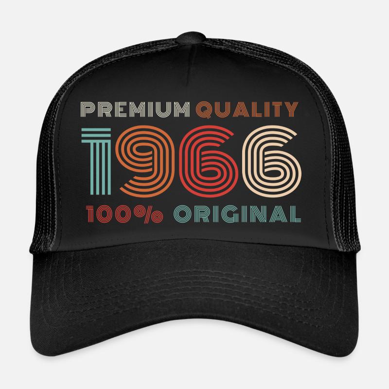1966 Année de naissance Vintage Casquette trucker 