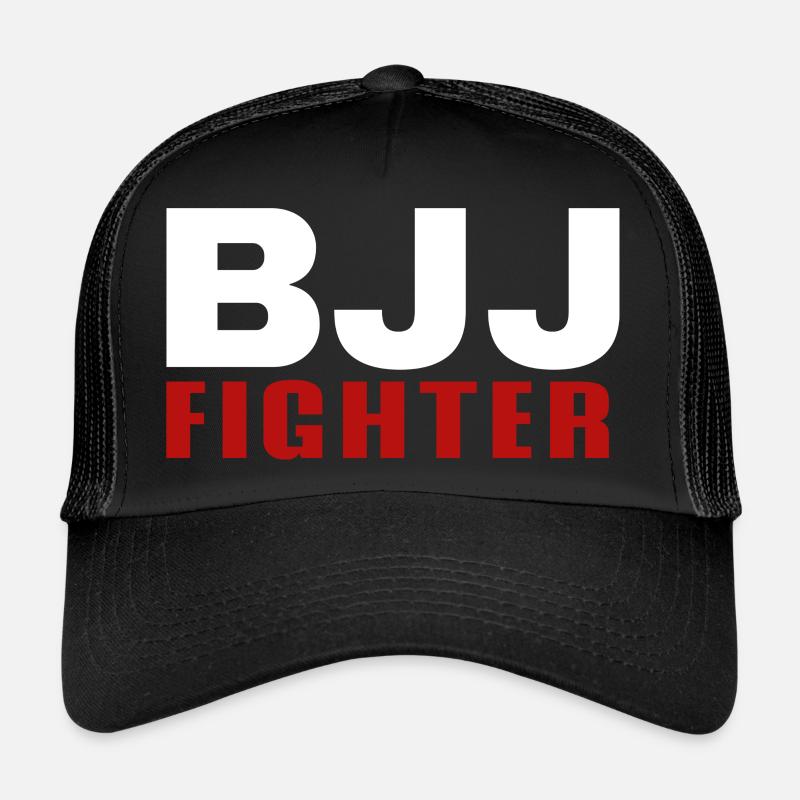 Combattant brésilien de BJJ de Jiu-Jitsu Casquette trucker 