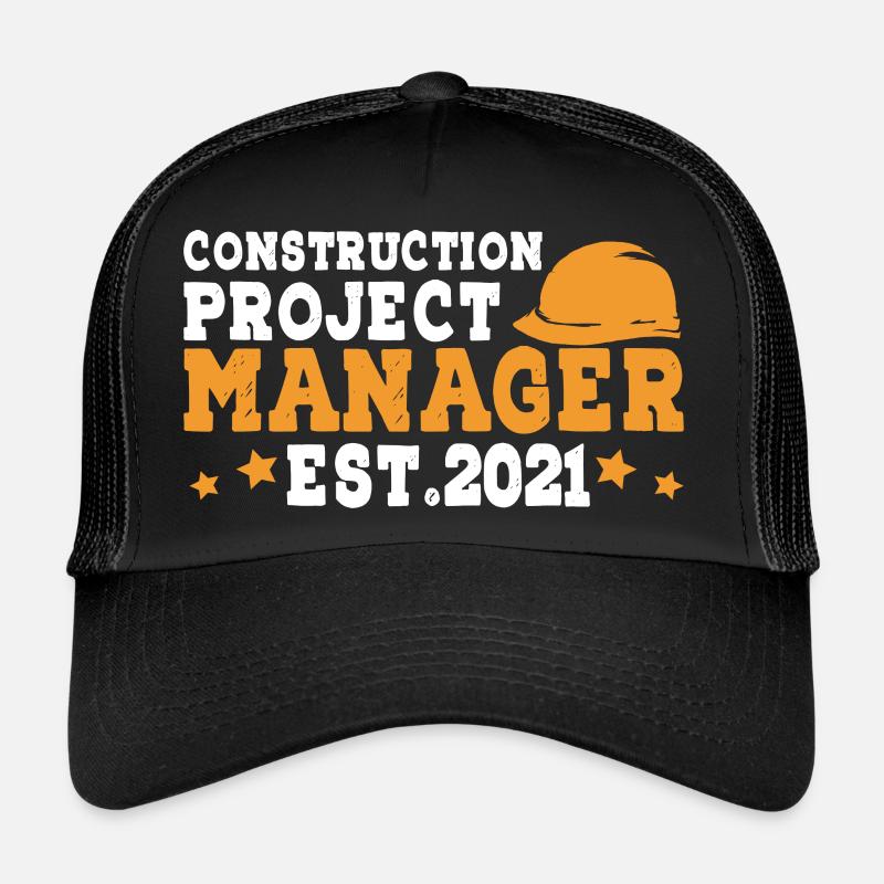 Chef de projet de construction Casquette trucker 