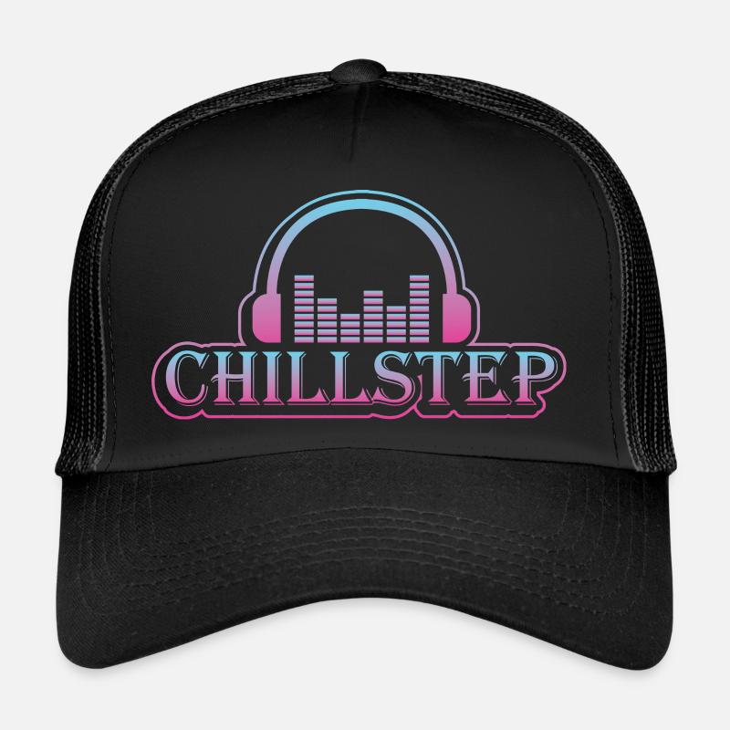 Chillstep Musique Casquette trucker 