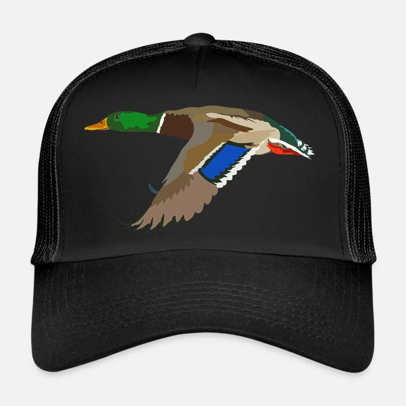 Canard colvert Oiseau Casquette trucker 