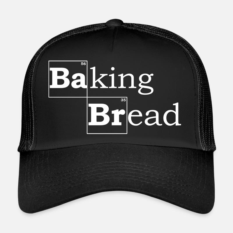 Baking Bread - Trucker Cap - Schwarz/Schwarz