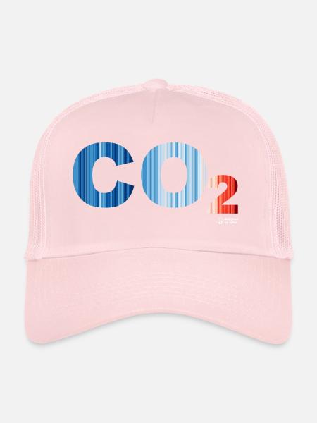 CO2 - Trucker Cap - pale pink - Front