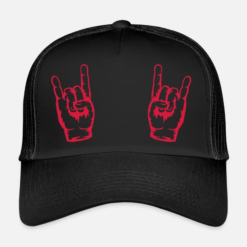 Heavy Metal 2 Hands Trucker Cap
