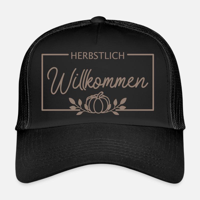 herbstlich willkommen Trucker Cap