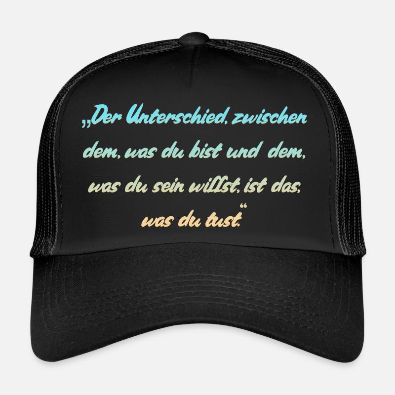 Motivationsspruch Trucker Cap
