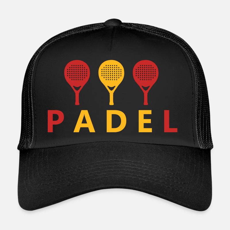 PADEL ESPAGNE - Casquette trucker  - noir/noir