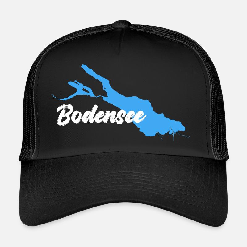 Lac de Constance blanc Casquette trucker 