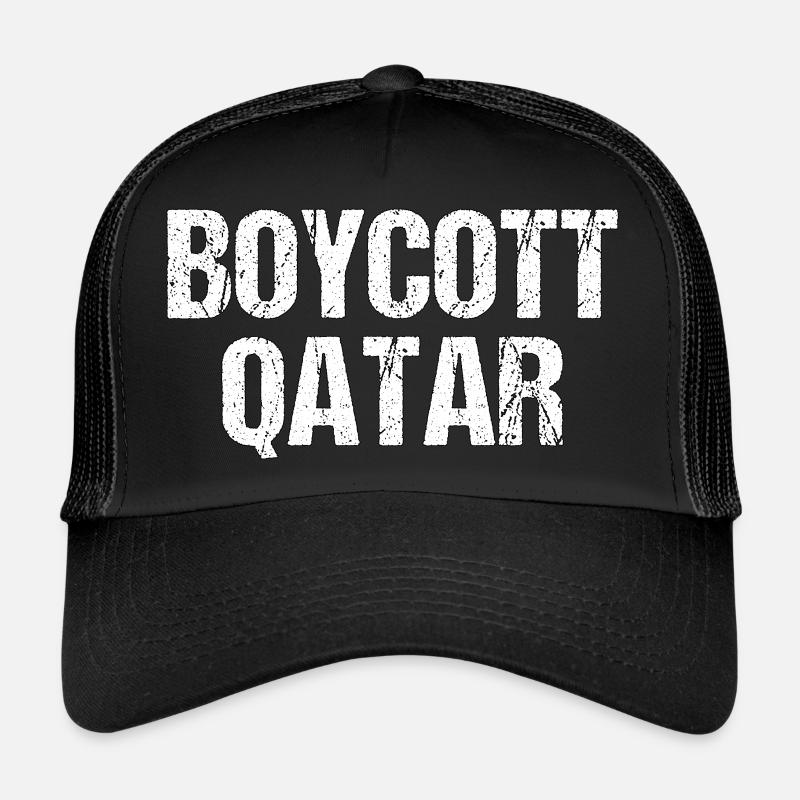 Boykott Katar Geschenk Trucker Cap