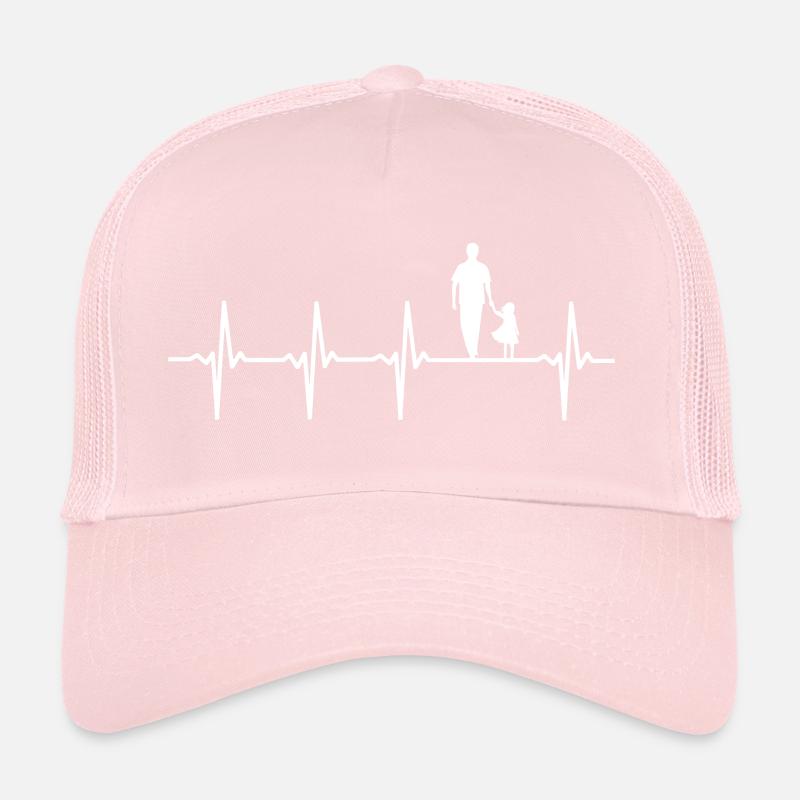 Padre e figlia heartbeat padre e figlia Cappellino sportivo