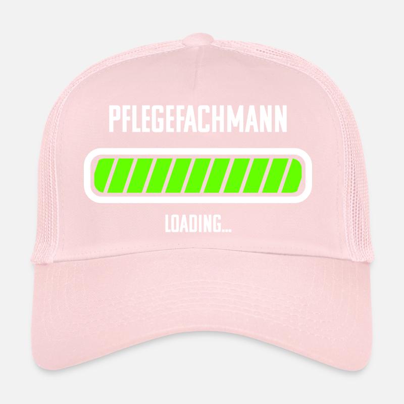 Pflegefachmann Beruf Loading Ladebalken Trucker Cap