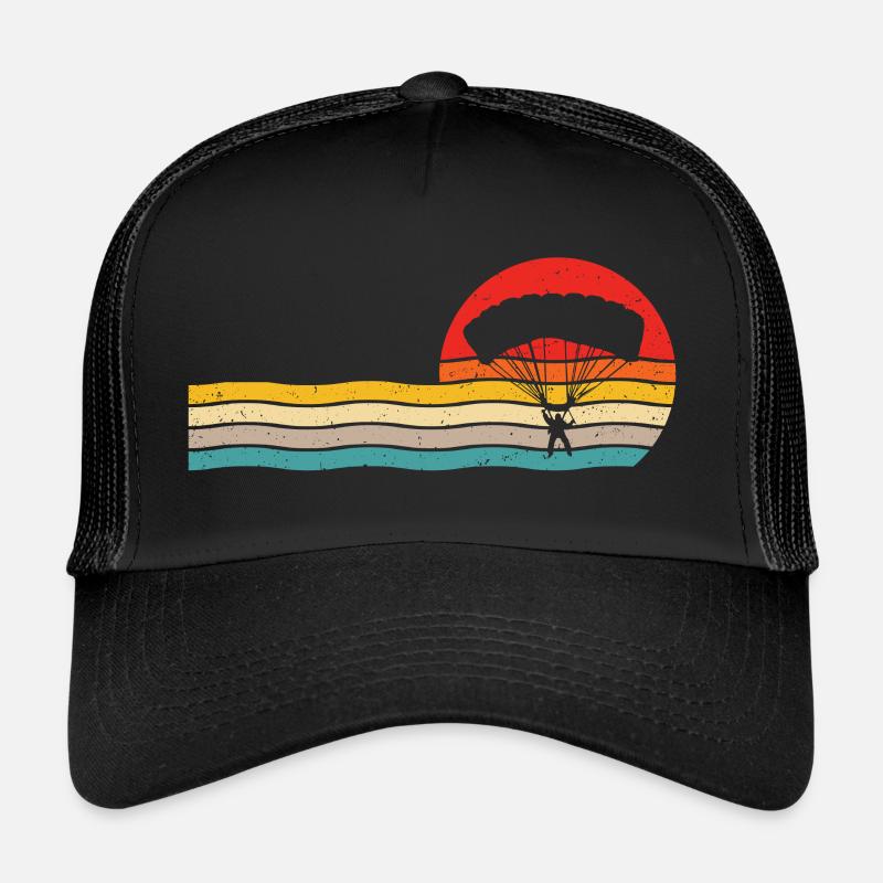 Fallschirmspringen retro fallschirm Trucker Cap