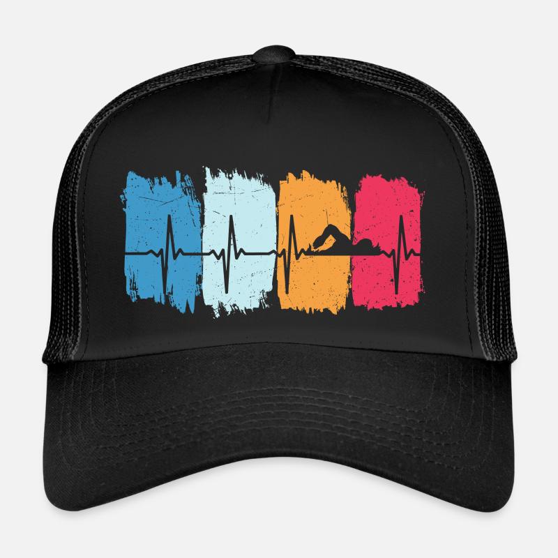 Flotter rétro heartbeat swim Casquette trucker 