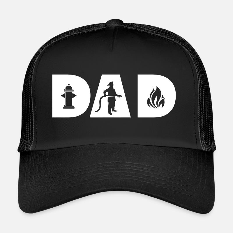 Pompier Père Papa Casquette trucker 