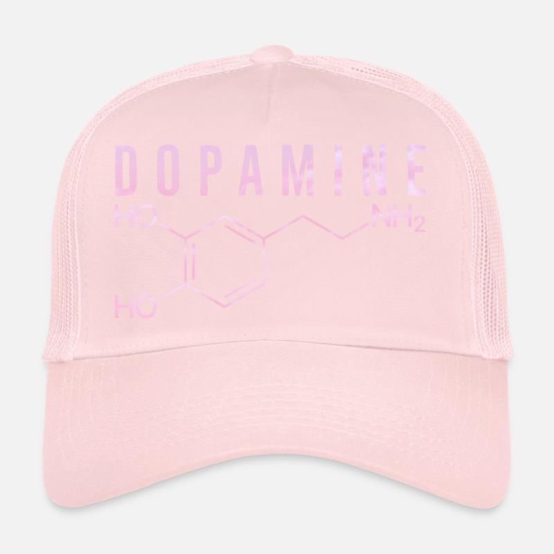 Molécule de dopamine Casquette trucker 
