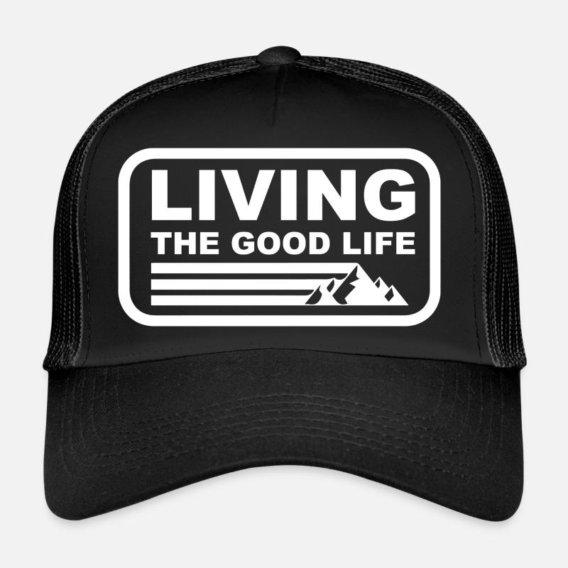 spreadshirtdesign 20 - Trucker Cap - Schwarz/Schwarz
