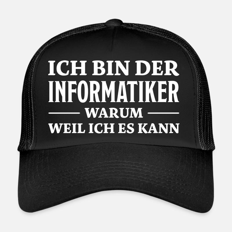 Informatiker Spruch Lustige Programmierer Geschenk Trucker Cap