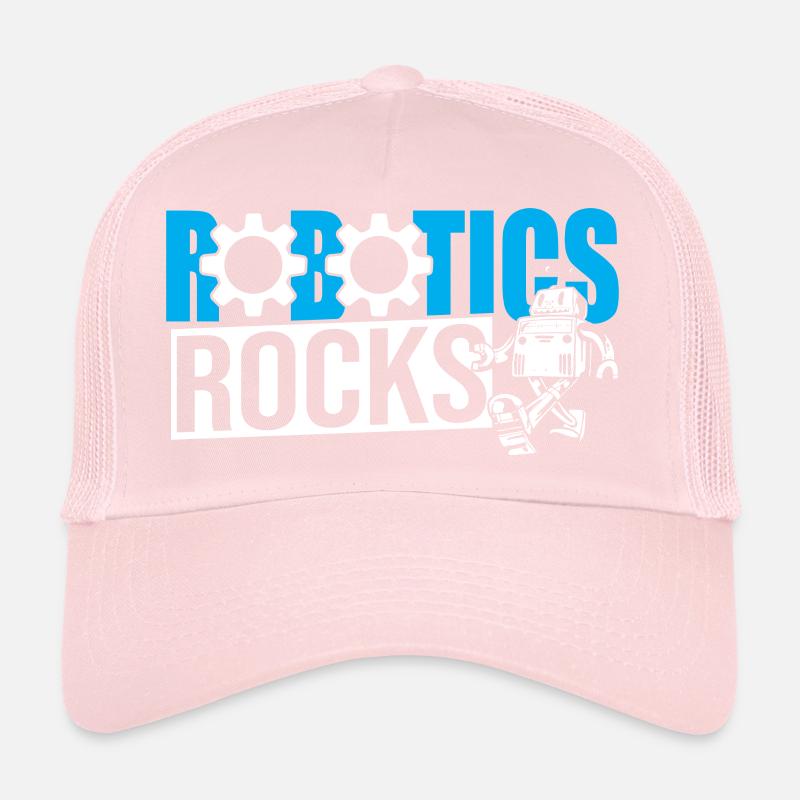 Droid Builder Cute Cool Build Robot Robotics Rocks Trucker Cap