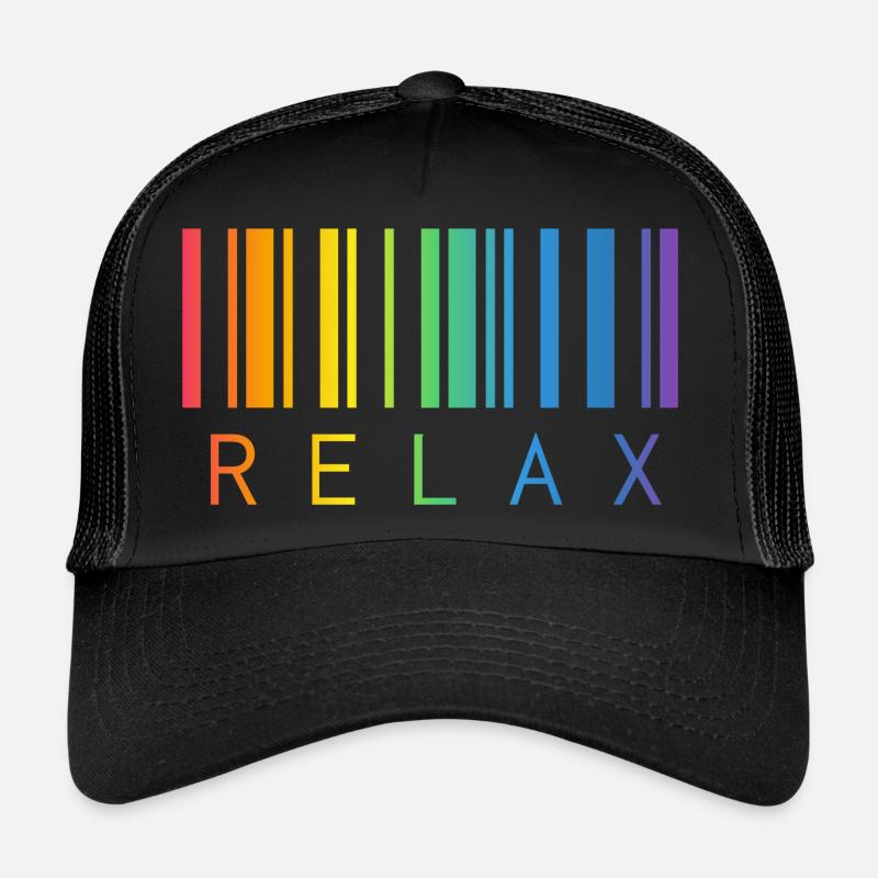 RELAX, CODE-BARRES, STRICHCODE Casquette trucker 