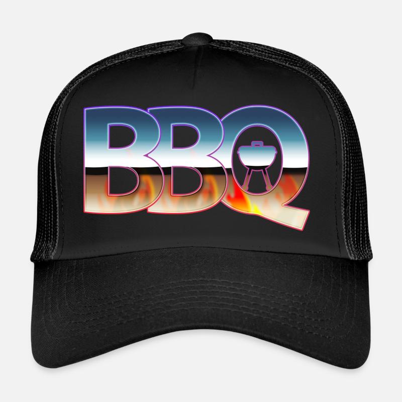 BBQ - Trucker Cap - black/black