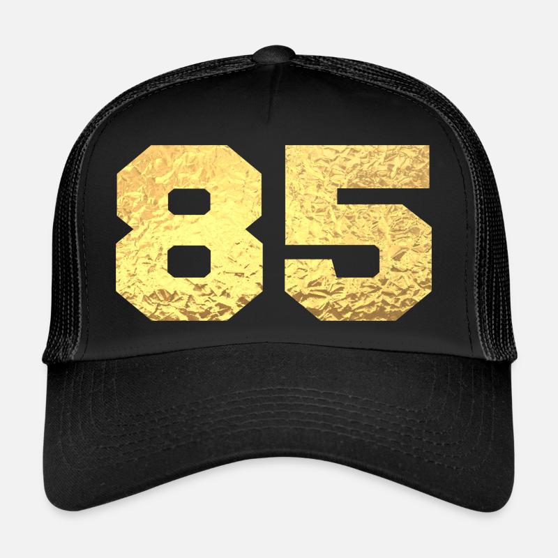 Numéro 85 paillettes doré - 85e anniversaire Casquette trucker 