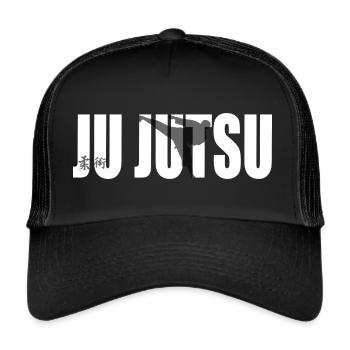 Ju-Jutsu Ju Jutsu Jiu Jitsu Martial Arts Martial Arts - Trucker Cap - black/black - Front