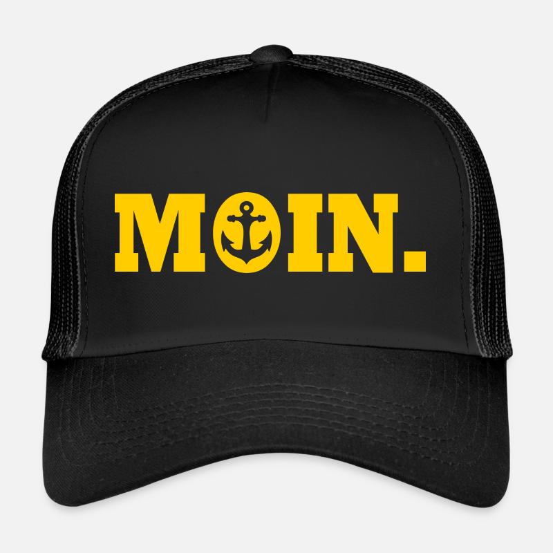 Moin - Trucker Cap - Schwarz/Schwarz