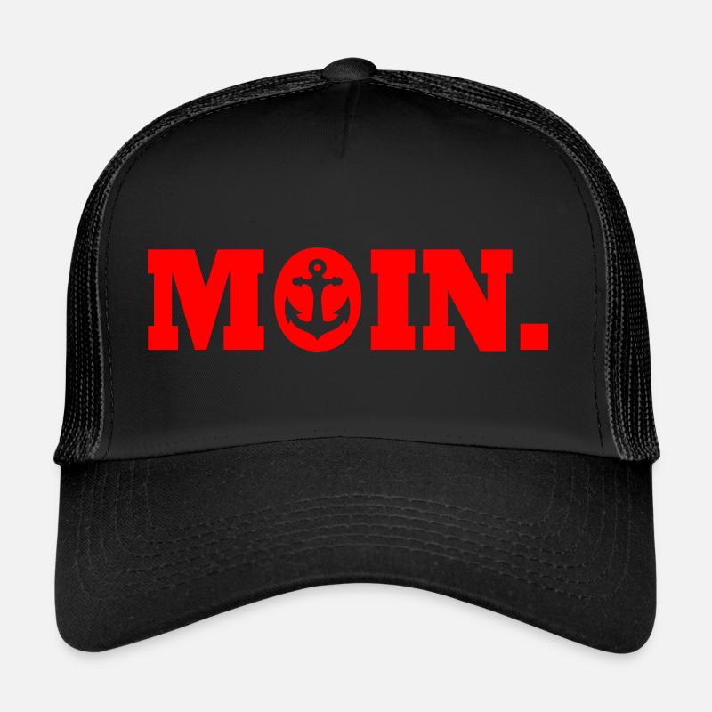 Moin - Trucker Cap - Schwarz/Schwarz