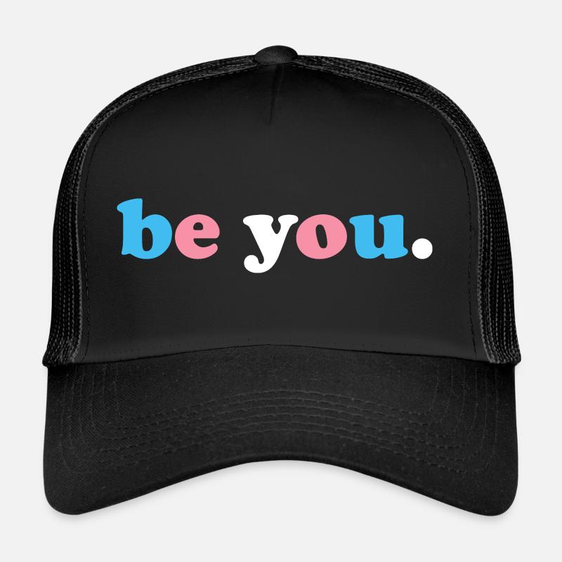 Be You Transgender - Trucker Cap - black/black