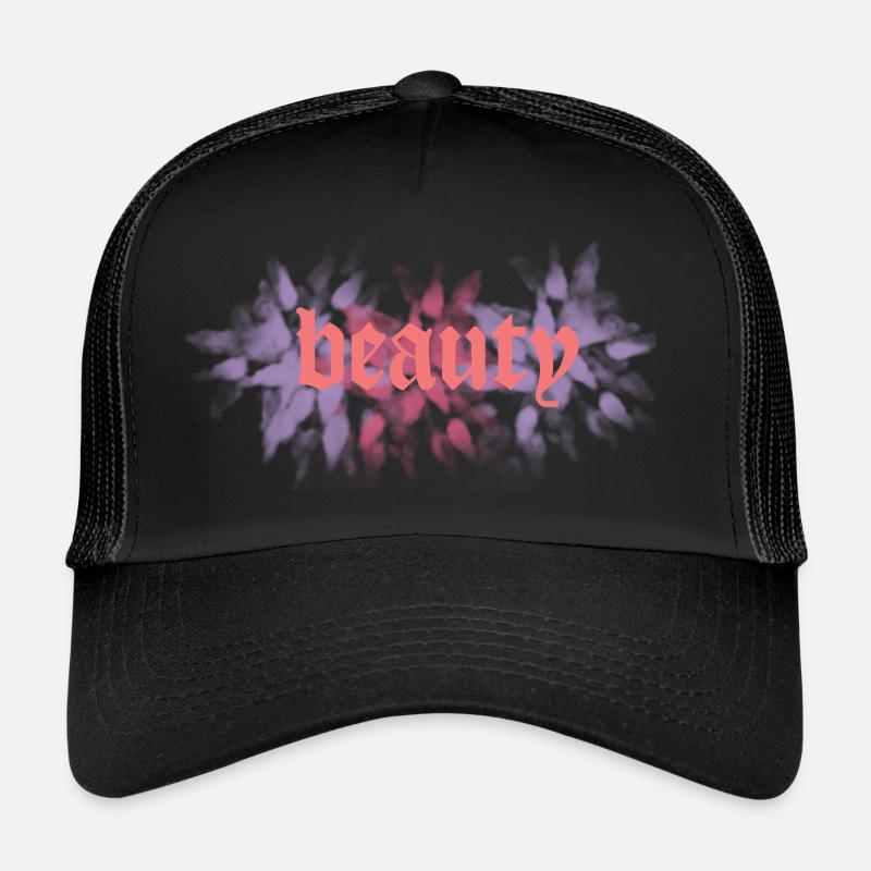 Beauty - Casquette trucker  - noir/noir