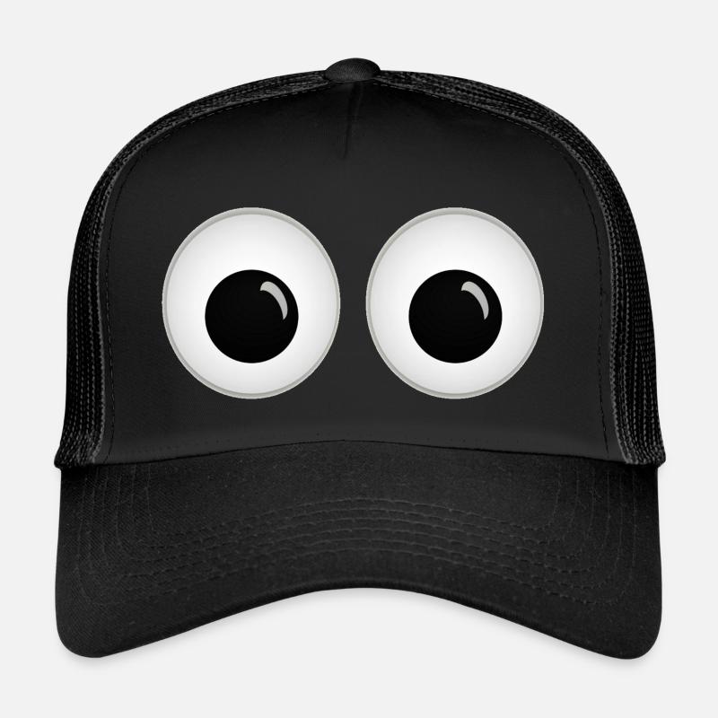 Yeux écarquillés Casquette trucker 