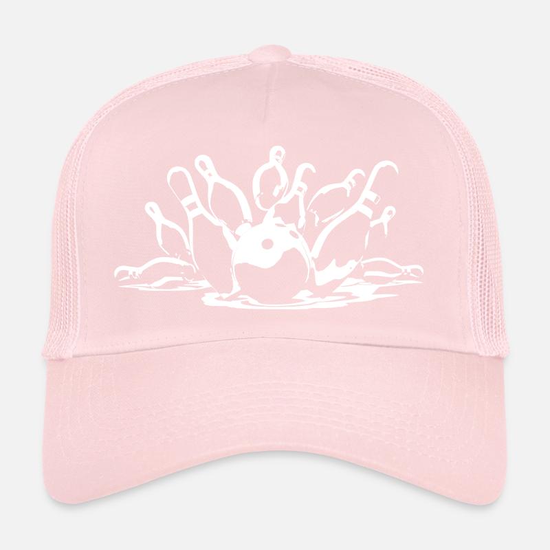 Bowling strike Trucker Cap