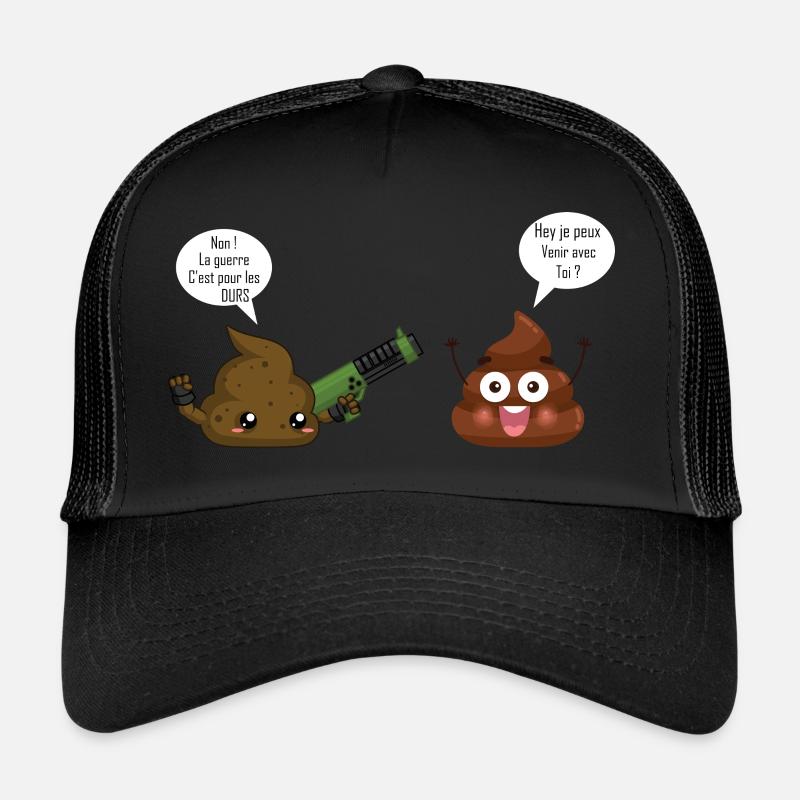 crotte dialogue humour idée cadeau citations drôle Casquette trucker 