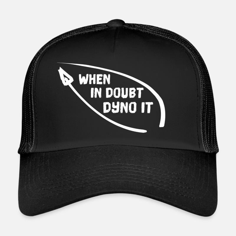 WHEN IN DOUBT DYNO IT Klettern bouldern Kletterer Trucker Cap