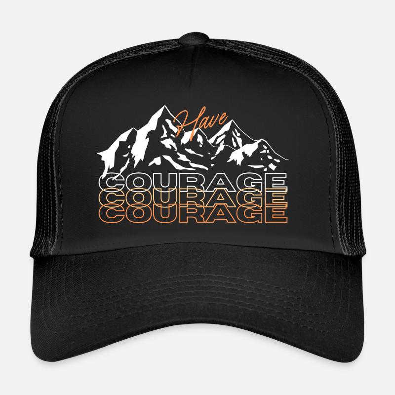 Courage and determination Trucker Cap