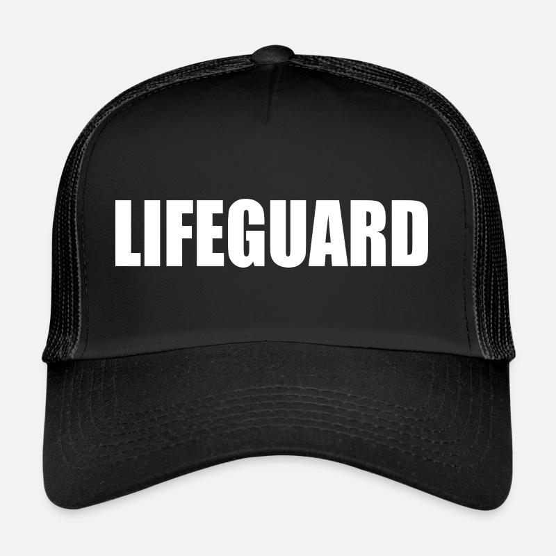 lifeguard - Trucker Cap - Schwarz/Schwarz
