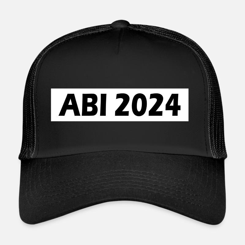 Abi 2024 - Trucker Cap - Schwarz/Schwarz