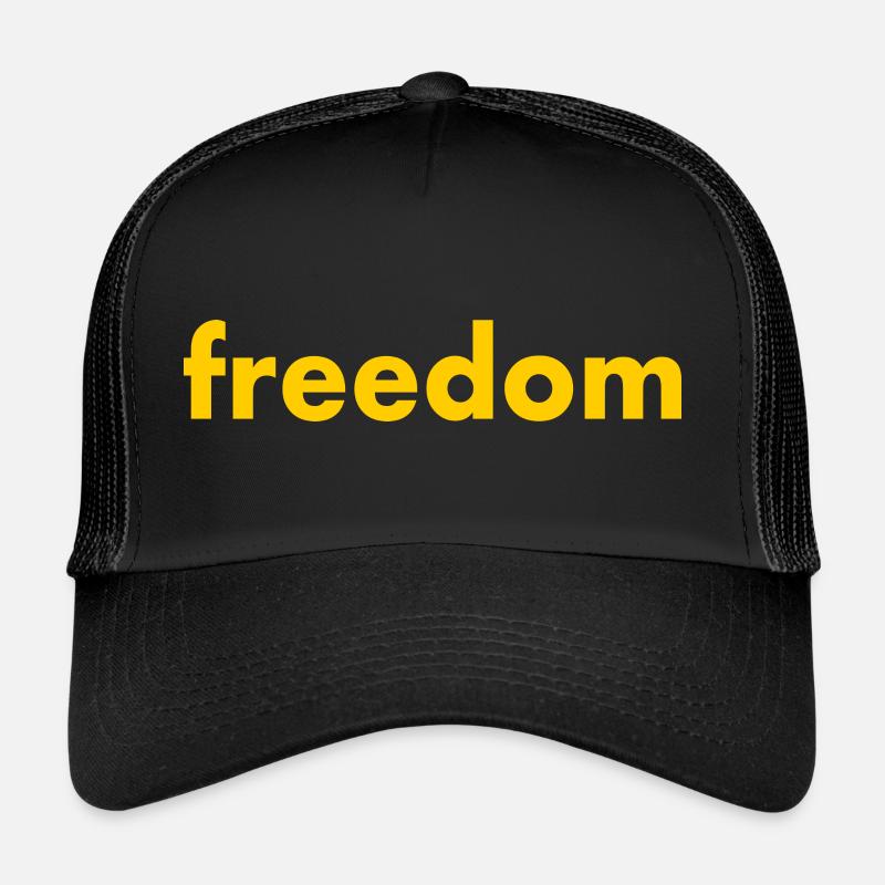 Freedom - Trucker Cap - Schwarz/Schwarz