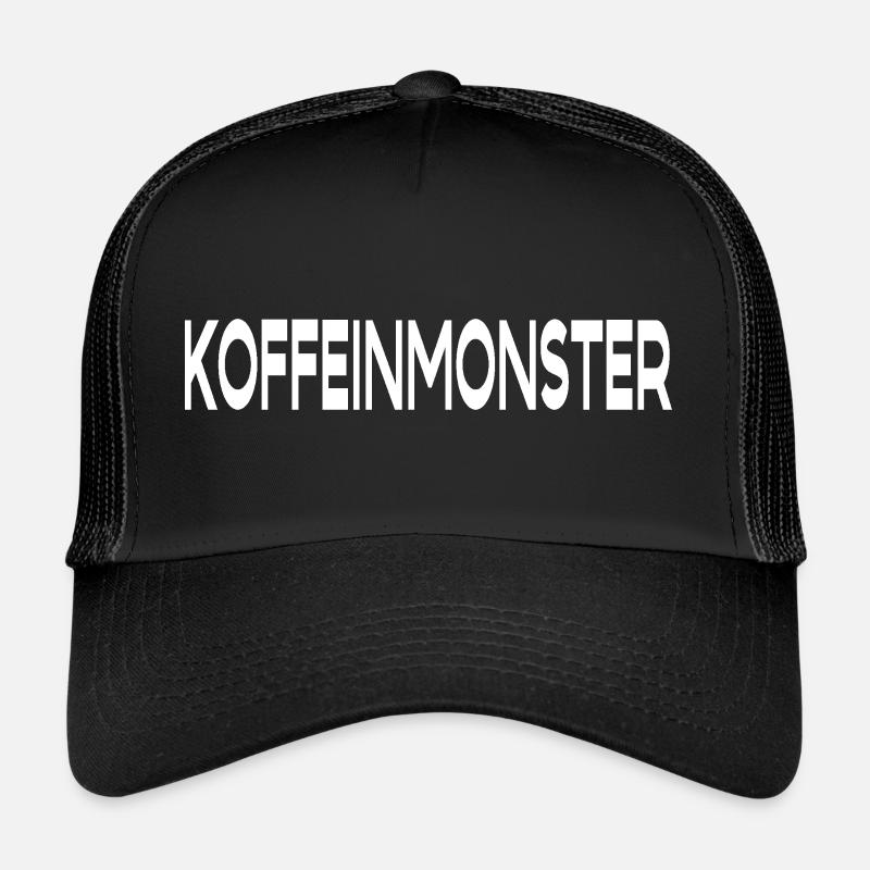 Kaffee spruch Koffeinmonster Trucker Cap