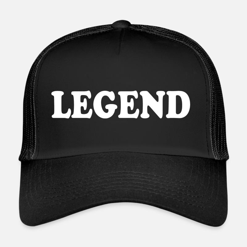 Legend - Trucker Cap - black/black