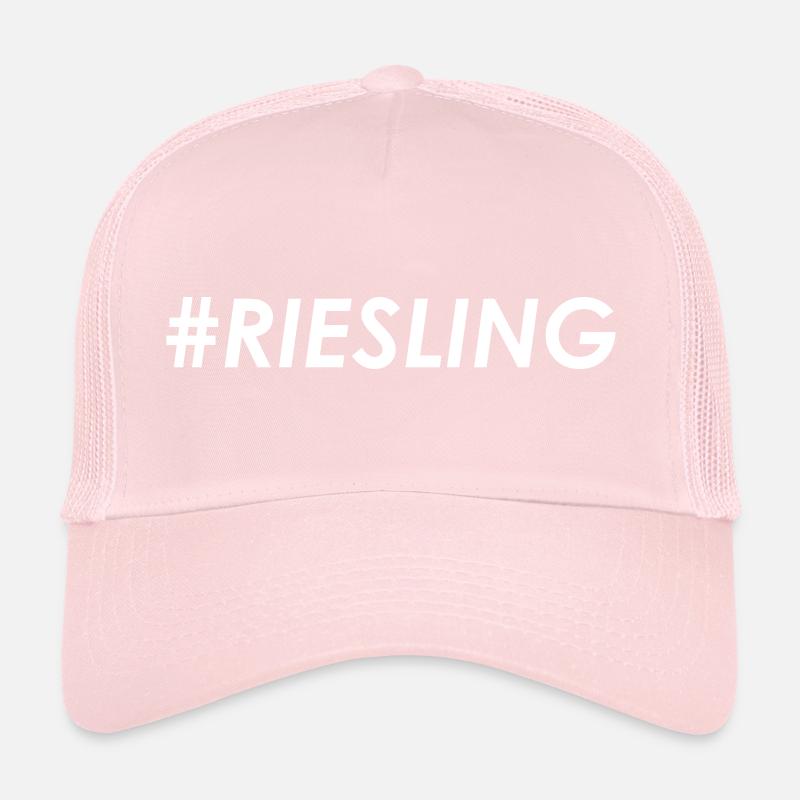 Hashtag Riesling Front weiß Trucker Cap