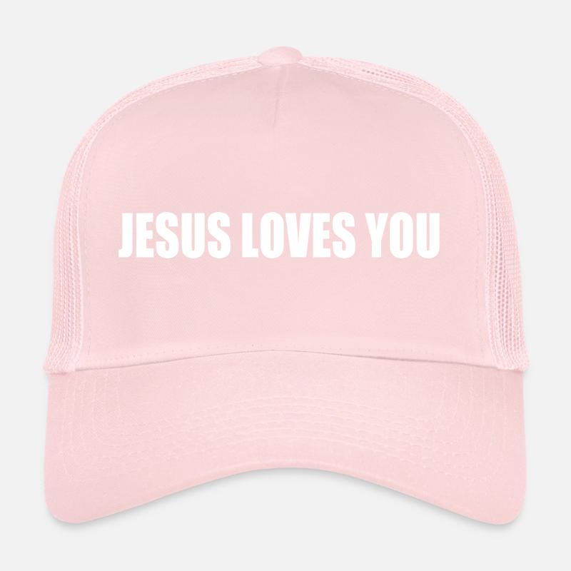 Jesus loves you Casquette trucker 