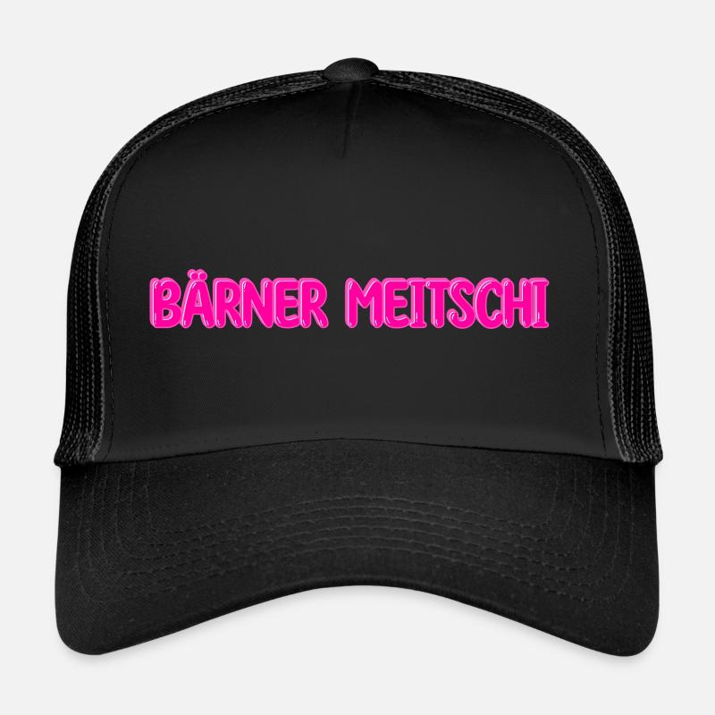 Berner Mädchen - Trucker Cap - Schwarz/Schwarz