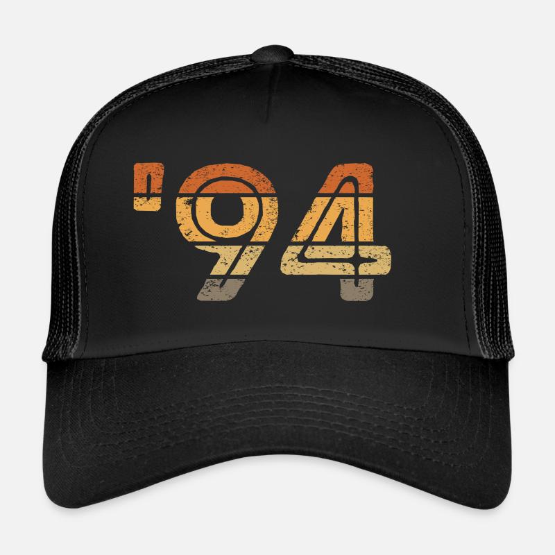 1994 - '94 - Trucker Cap - Schwarz/Schwarz